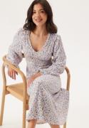 Happy Holly Structured Dress Offwhite/Patterned 36/38