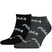 Puma Strumpor 2P BWT Sneaker Sock Svart/Grå Strl 39/42