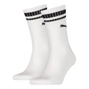 Puma Strumpor 2P Crew Heritage Stripe Socks Vit Strl 35/38