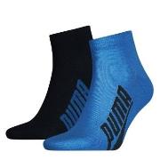 Puma Strumpor 2P Lifestyle Quarter Sock Blå Strl 43/46