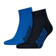 Puma Strumpor 2P Lifestyle Quarter Sock Blå Strl 35/38