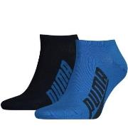 Puma Strumpor 2P Lifestyle Sneaker Sock Svart/Blå Strl 35/38