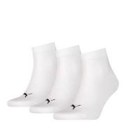 Puma Strumpor 3P Quarter Socks Vit Strl 43/46