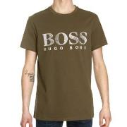 BOSS T-shirt RN Mörkgrön bomull Medium Herr