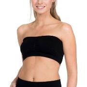 Magic BH Bandeau Push Up Bra Svart nylon Large Dam