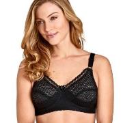 Miss Mary Cotton Dots Soft Bra BH Svart B 95 Dam