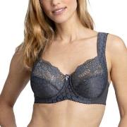 Miss Mary Jacquard And Lace Underwire Bra BH Mörkgrå C 85 Dam