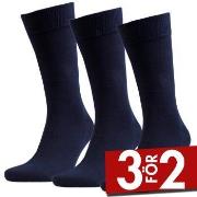 Amanda Christensen Strumpor 3P True Combed Cotton Sock Marin Strl 47/5...