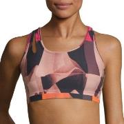 Casall BH Move Around Sports Bra Rosa Mönstrad Small Dam