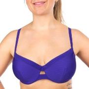 Chantelle Vibrant Covering Underwire Bikini Bra Blå E 85 Dam