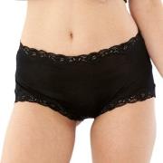 Damella Trosor Silk Brief Svart silke Large Dam