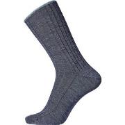 Egtved Strumpor Wool No Elastic Rib Socks Blå Strl 45/48