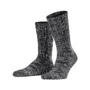 Falke Strumpor Brooklyn Sock Svart ekologisk bomull Strl 43/46 Herr