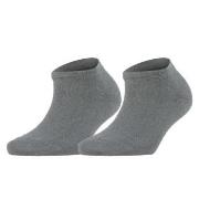 Falke Strumpor 2P Women Casual Happy Sneaker Sock Grå Strl 39/42 Dam