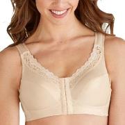 Swegmark BH Maj Front Closure Soft Bra Beige D 100 Dam