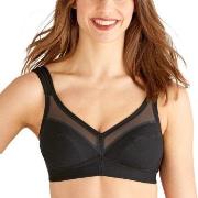 Swegmark BH Net Faitrade Cotton Soft Bra Svart ekologisk bomull D 85 D...