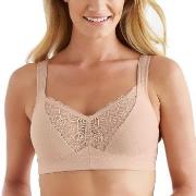 Swegmark BH Wellness Dots Organic Soft Bra Beige ekologisk bomull B 75...