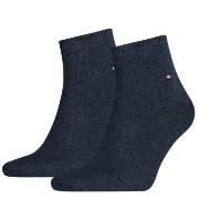 Tommy Hilfiger Strumpor 2P Men Quarter Sock Blå Strl 39/42 Herr