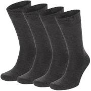 Topeco Strumpor 4P Men Socks Plain Mörkgrå Strl 41/45 Herr