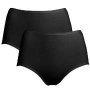 Trofe Maxi Briefs Bamboo Mix Trosor 2P Svart X-Large Dam