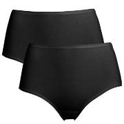 Trofe Midi Briefs Bamboo Mix Trosor 2P Svart Medium Dam