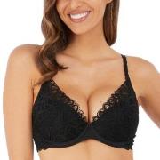 Wacoal BH Raffine Plunge Push Up Bra Svart B 80 Dam