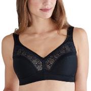 Swegmark BH Cotton Star Soft Bra Svart bomull B 85 Dam