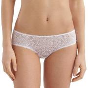 DKNY Trosor Modern Lace Trim Hipster Vit nylon X-Large Dam