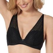 Triumph BH Aura Spotlight Plunge Bra Svart F 80 Dam