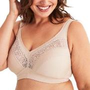 Swegmark BH Cotton Star Soft Bra Beige bomull C 80 Dam