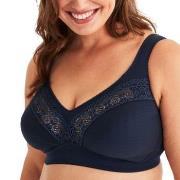 Swegmark BH Cotton Star Soft Bra Marin bomull E 85 Dam