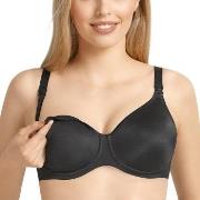 Anita BH Microfiber Underwire Nursing Bra Svart E 70 Dam