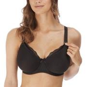 Freya BH Pure Underwire Moulded Nursing Bra Svart nylon G 85 Dam