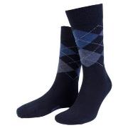 Amanda Christensen Strumpor True Ankle Argyle Sock Marin/Blå Strl 43/4...