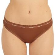 Calvin Klein Trosor Bottoms Up Refresh Thong Brun polyamid X-Small Dam