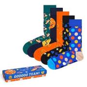 Happy socks Strumpor 5P Game Day Gift Box Flerfärgad bomull Strl 36/40