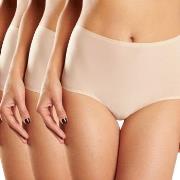 Chantelle Trosor 3P Soft Stretch Briefs Beige One Size Dam