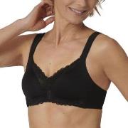 Triumph BH Modern Lace Cotton Soft Bra Svart B 95 Dam