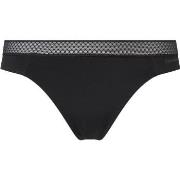 Calvin Klein Trosor Seductive Comfort Thong With Lace Svart X-Large Da...