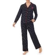 DKNY Season of Giving Pyjamas Svart/Vit Large Dam