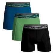 Muchachomalo Kalsonger 3P Cotton Stretch Solid Color Boxer Blå/Grön bo...