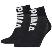 Puma Strumpor 2P Men Logo Quarter Socks Svart Strl 43/46 Herr