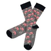 Topeco Strumpor Men Cotton Birdie Sock Blå/Rosa Strl 45/48 Herr