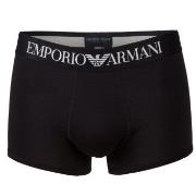 Armani Cotton Stretch Trunk Kalsonger Svart bomull Medium Herr