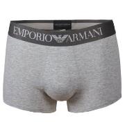 Armani Cotton Stretch Trunk Kalsonger Grå bomull Medium Herr