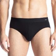 Calida Kalsonger Cotton Code Brief Svart bomull Small Herr