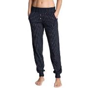 Calida Favourites Dreams Pants With Cuff Mörkblå bomull Medium Dam