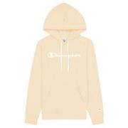 Champion Classics Women Hooded Sweatshirt Beige Medium Dam