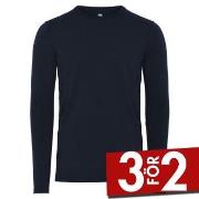 Dovre Organic Wool Long Sleeve Shirt Marin merinoull XX-Large Herr