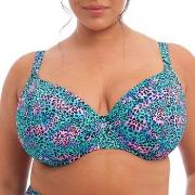 Elomi Electric Savannah UW Plunge Bikini Top Leopard F 85 Dam